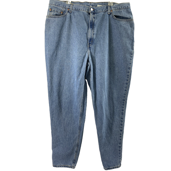 Vtg Levis 550 Jeans Women Plus Size‎ 22 Light Wash Denim Relaxed Fit Tapered Leg - Picture 1 of 13